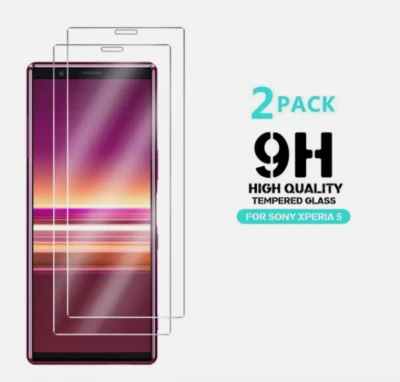 (2 Pack) Tempered Glass For Sony Xperia XA3 Screen Protector Guard Protector - Image 1 of 4