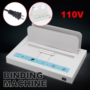 Máquina encuadernadora automática A3 A4 A5 encuadernadora de libros encuadernación perfecta 110V - Imagen 1 de 17