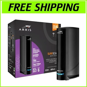 Ultra-Fast Wi-Fi 6 Router and DOCSIS 3.1 Modem Combo - Multi-Gigabit Performance - Picture 1 of 12