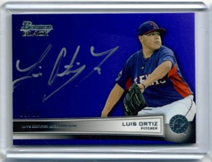 LUIS ORTIZ 2014 Bowman Draft Black PURPLE ROOKIE AUTO #BBC-LO RC AUTOGRAPH #/10 - Picture 1 of 1