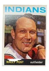 Wally Post 1964 Topps Baseball Autographed Card - Picture 1 of 1