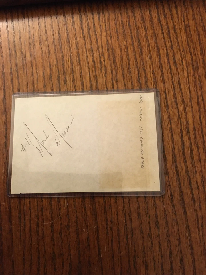 Autógrafo de novato Mark Messier raro  Foto 1 de 1