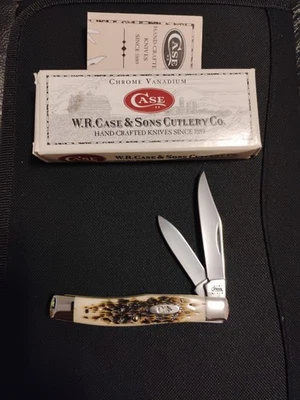 NAVAJA DE BOLSILLO CASE XX 62032 CV 2001 JACK ÁMBAR Foto 1 de 4