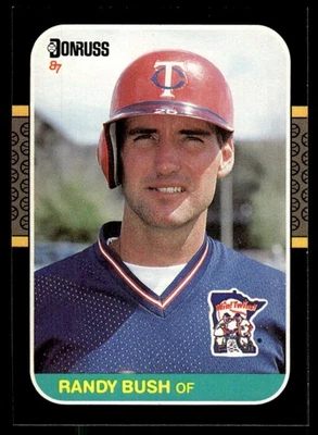 1987 Donruss Randy Bush Minnesota Twins #441 - Image 1 of 2