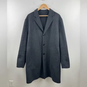 Theory Men Double Face Wool Cashmere Topcoat Size Large - Picture 1 of 7