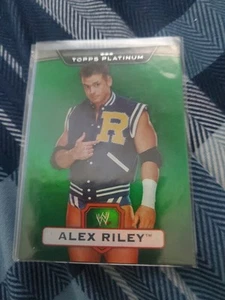 Alex Riley Parallel  Green And  Blue Lot Of Two Wrestling Cards. - Picture 1 of 2