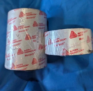 Avery Dennison Premium Wax Resin Thermal Ribbon 110mm x 600m Black & 38mm x 600m - Afbeelding 1 van 3