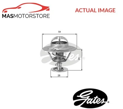 ENGINE COOLANT THERMOSTAT GATES TH00782G1 P FOR FORD USA MUSTANG 4.6 V8 4.6L - Image 1 of 4