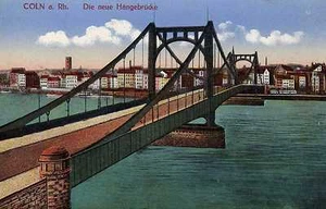 AK Köln - Neue Hängebrucke - um 1900 - ungebraucht ( 24320 ) - Bild 1 von 1