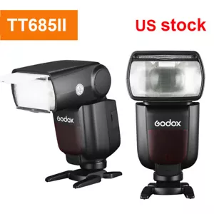US Godox TT685 II TT685II GN60 2.4G TTL HSS Speedlite Flash for Canon Nikon Sony - Picture 1 of 16