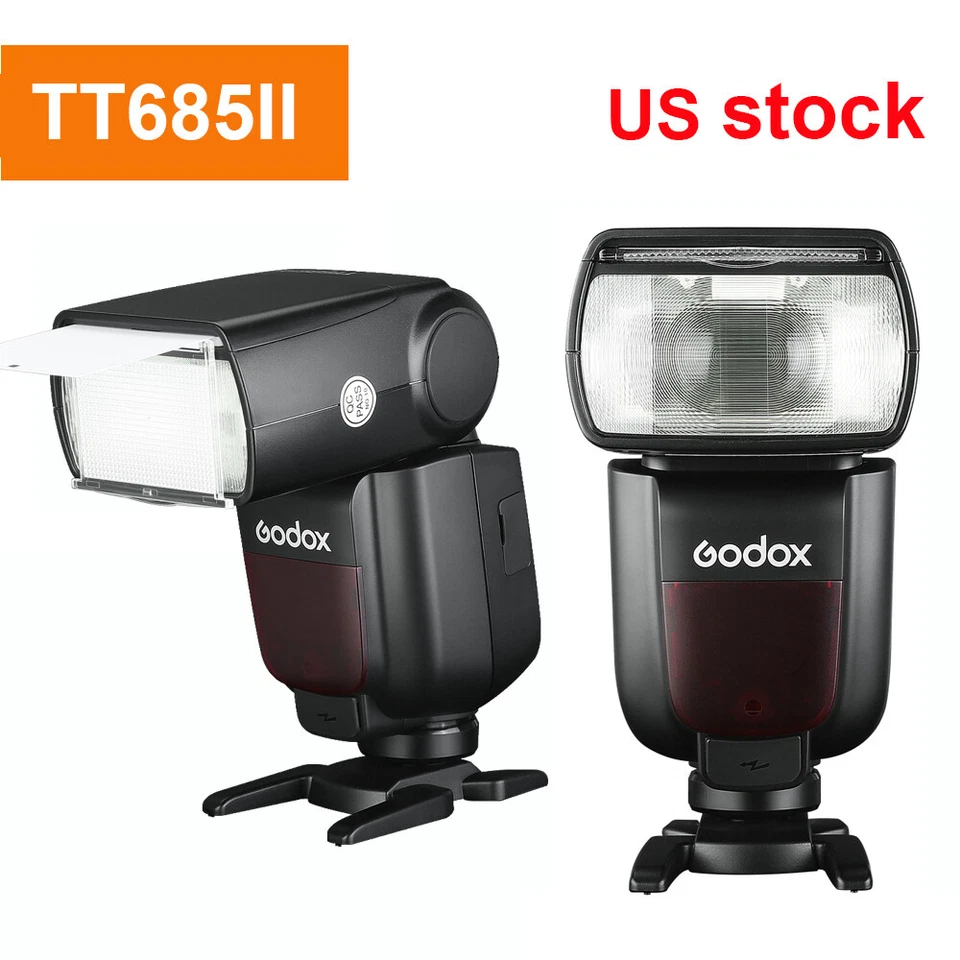 US Godox TT685 II TT685II GN60 2.4G TTL HSS Speedlite Flash for Canon Nikon Sony - Image 1 of 4