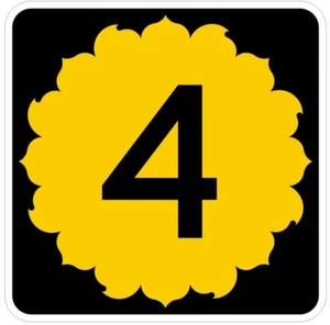 Kansas Route Highway 1 Sticker Decal R7125 - Picture 1 of 1