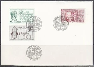 Sweden Scott 1036-8 FDC - Sulphie Pilp Process, Centenary - Picture 1 of 1