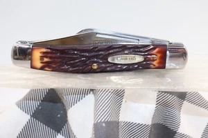 1989-2007 CAMILLUS NEW YORK U.S.A. Rough Cut Tobacco Stockman Pocket Knife - Picture 1 of 20