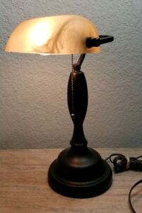 Home Office Interior Oil Rubbed Bronze Bankers Desk Lamp 