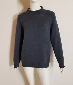Fabrizio Lai dicker super weicher Herren 100% Kaschmir Pullover Blau meliert - Bild 1 von 11
