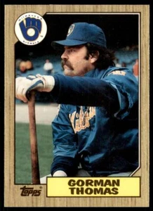1987 Topps Tiffany Gorman Thomas Baseball Cards #495 - Picture 1 of 2
