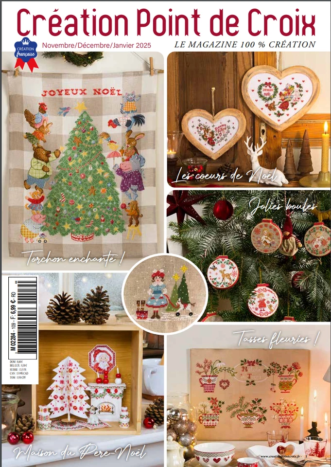 French cross stitch magazine Creation point de croix No.109 - Image 1 of 1