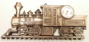Termómetro locomotora tren vapor vintage Willitt's Imports hecho en Japón - Imagen 1 de 2