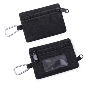 Outdoor Tactical Short Wallet Nylon Durable Coin Pouch Card Key Coin Organizer - Picture 1 of 14