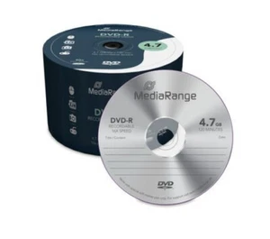 50 Mediarange Rohlinge MR444 DVD-R 4,7GB 16x Speed - Bild 1 von 1