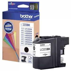 LC223 Cartuccia di inchiostro nero originale stampante Brother LC223BK LC-223 - Foto 1 di 1