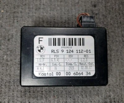 BMW 335i 328i 325i 2006-2013 módulo de sensor de lluvia y luz RLS 9124112-01 OEM USADO Foto 1 de 4