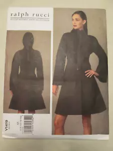 Vogue 1419 Ralph Rucci American Designer A Line Coat Pattern 6-14 Pockets UC FF - Picture 1 of 2