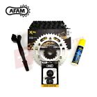 AFAM Recommended Black Chain and Sprocket Kit fits Aprilia 660 Tuono 2021-2022