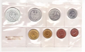 Germany Proof Set 1 Pfennig To 5 Mark 1969 J Edition Scarce Only 5000 Minted - Picture 1 of 7