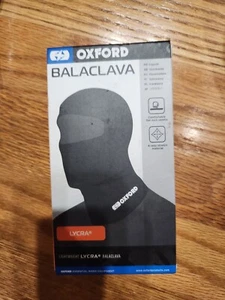 OXFORD LIGHTWEIGHT LYCRA Balaclava - Lycra BLACK CA005 - Picture 1 of 5