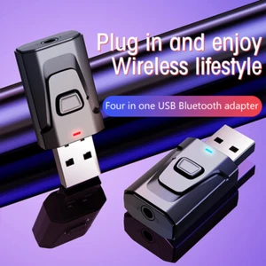 USB Bluetooth 5.4 Audio Transmitter Receiver MIC Wireless Adapter _yi - Afbeelding 1 van 12