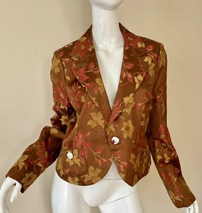 New Vintage CE by Classiques Entier Floral Print Jacket , Women's Size Large - Picture 1 of 11