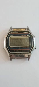 Saturn GF228B Chronograph Melody Alarm Vintage Digital Watch Early 1980s - Picture 1 of 6