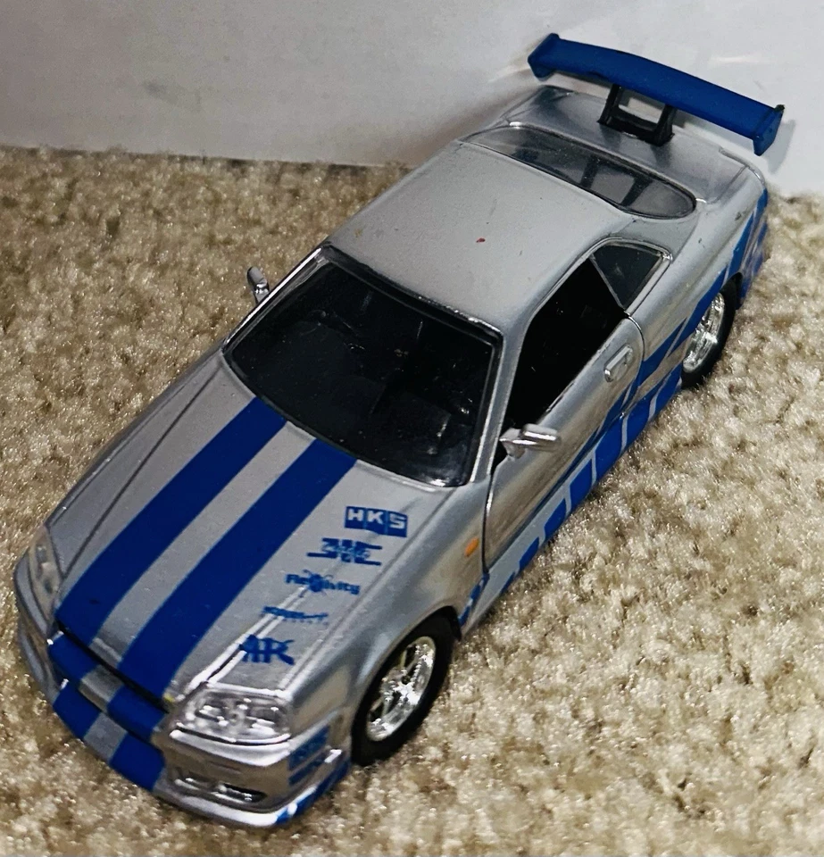 Fast & Furious 2002 escala 1/32 Jada Toys Brian's Nissan Skyline GT-R TC-171 Foto 1 de 4