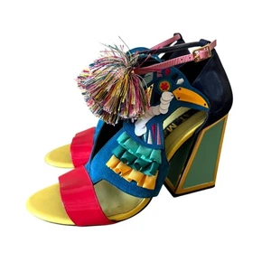 KAT MACONIE Aya Bird Extra Embellished Fun High Heel Size 9 - Picture 1 of 9