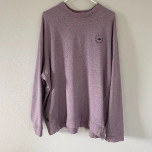 Stella McCartney Adidas Purple Terry Crewneck Pullover Sweatshirt (L) - Picture 1 of 8