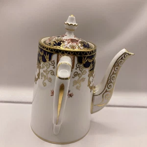 RARE Royal Crown Derby Traditional Imari Tea Pot w/lid 1926 Trademark 5 3/4” H - Picture 1 of 8
