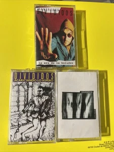 Divididos Cassette Lot (3) NEW SEALED Made in USA MEGA RARE Sumo Pelotas Solari - Picture 1 of 3