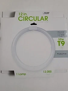 Feit Electric 12 In Circular Circle Fluorescent Lamp 32w T9 Cool White FC12T9 - Picture 1 of 3