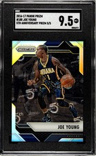 2016-17 Prizm #188 Joe Young 5th Anniversary Prizm serial # 5/5 GRD 9.5 POP 1