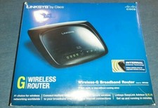 New LINKSYS By Cisco Wireless G Broadband Router Model WRT54G2 Wi-Fi