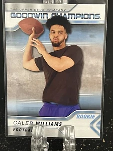 CALEB WILLIAMS--2023 UPPER DECK GOODWIN CHAMPIONS---CHICAGO BEARS--FREE SHIPPING - Picture 1 of 2