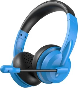 Auriculares inalámbricos con micrófono para trabajar con IA micrófono con cancelación de ruido ClearCall (azul) - Imagen 1 de 9