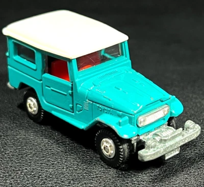 Tomica Tomy No2 Toyota Land Cruiser Blue Diecast 4X4 Desk Nice! Man Cave - Image 1 of 4