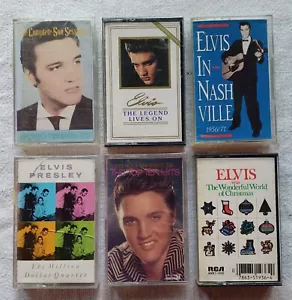 Elvis Presley 6 Cassette Tape Lot Complete Sun Sessions/In Nashville 4 Tapes NEW - Picture 1 of 4