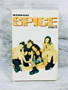 SPICE GIRLS - WANNABE (1996) CASSETTE TAPE SINGLE (VIRGIN) w/ BUMPER TO BUMPER! - Picture 1 of 4