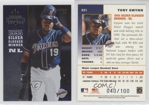 2003 Donruss Champions Metalized /100 Tony Gwynn #221 HOF