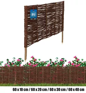 KOTARBAU® Beetbegrenzung Weidenzaun Beeteinfassung Beet Beetumrandung Rasenkante - Bild 1 von 33