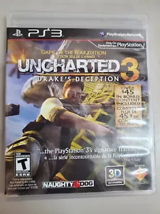 PlayStation 3 PS3 Uncharted 3 Drake's Deception GOTY ed. Complete CIB Tested - Picture 1 of 2